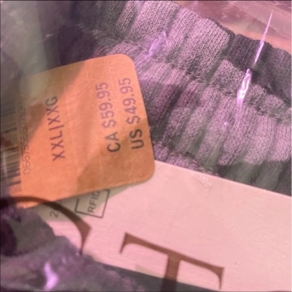 Vs pink skinny sweats joggers quarter- zip sweatshirt sz XXL pure black Camo - Picture 9 of 9